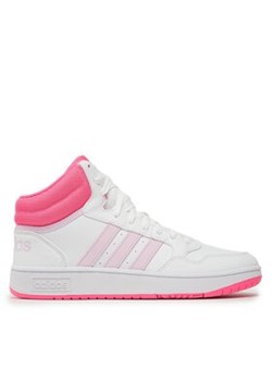 adidas Sneakersy Hoops IF2722 Biały ze sklepu MODIVO w kategorii Buty sportowe dziecięce - zdjęcie 170969838