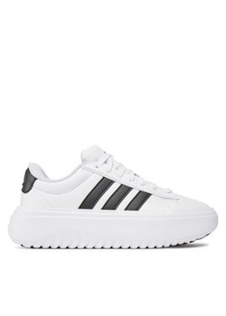adidas Sneakersy Grand Court Platform IE1092 Biały ze sklepu MODIVO w kategorii Buty sportowe damskie - zdjęcie 170969926