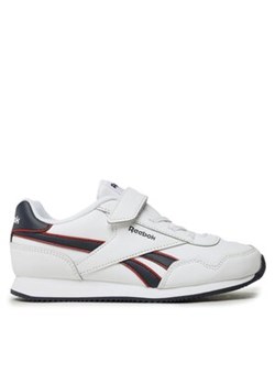 Reebok Sneakersy Royal Classic Jog 3 HP8669 Biały ze sklepu MODIVO w kategorii Buty sportowe dziecięce - zdjęcie 170970696