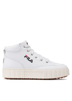 Fila Sneakersy Sandblast Mid Wmn FFW0187.10004 Biały ze sklepu MODIVO w kategorii Trampki damskie - zdjęcie 170970818