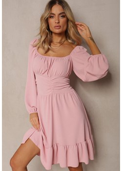 Różowa Sukienka Megadia ze sklepu Renee odzież w kategorii Sukienki - zdjęcie 170972957