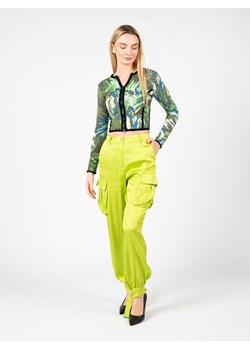 Pinko Spodnie "Panciotto" | 102639 A1AV | Kobieta | Zielony ze sklepu ubierzsie.com w kategorii Spodnie damskie - zdjęcie 170975807