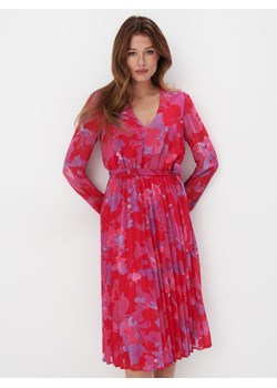 Mohito - Sukienka midi z plisowanym dołem - fioletowy ze sklepu Mohito w kategorii Sukienki - zdjęcie 170976598