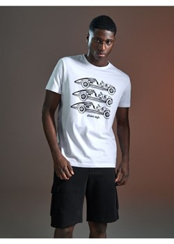 Sinsay - Koszulka z nadrukiem - biały ze sklepu Sinsay w kategorii T-shirty męskie - zdjęcie 170977746