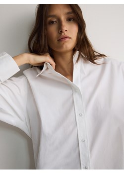 Reserved - Koszula oversize - biały ze sklepu Reserved w kategorii Koszule damskie - zdjęcie 170980835