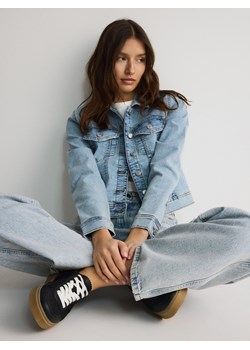 Reserved - Kurtka jeansowa - niebieski ze sklepu Reserved w kategorii Kurtki damskie - zdjęcie 170980885
