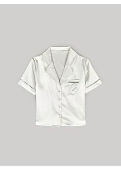 GATE Satynowa koszula od piżamy z nadrukiem 34 ze sklepu gateshop w kategorii Piżamy damskie - zdjęcie 170981448
