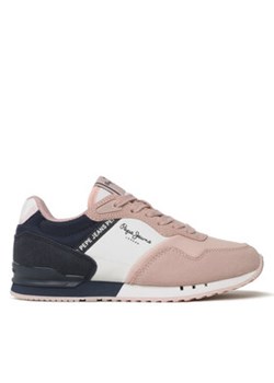 Pepe Jeans Sneakersy London Basic G PGS30564 Różowy ze sklepu MODIVO w kategorii Buty sportowe dziecięce - zdjęcie 170984797