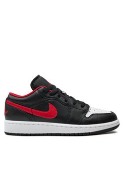Nike Buty Jordan 1 Low (GS) 553560 063 Czarny ze sklepu MODIVO w kategorii Trampki dziecięce - zdjęcie 170985038