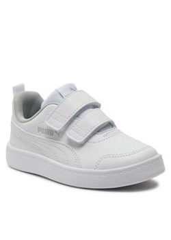 Puma Sneakersy Courtflex v2 V Ps 371543 04 Biały ze sklepu MODIVO w kategorii Trampki dziecięce - zdjęcie 170985428