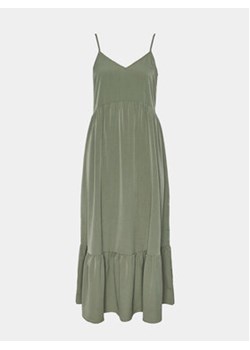 Pieces Sukienka letnia Sade 17146543 Zielony Wide Fit ze sklepu MODIVO w kategorii Sukienki - zdjęcie 170985887