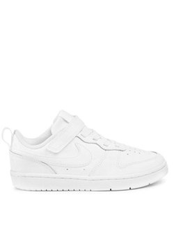 Nike Sneakersy Court Borough Low 2 (Psv) BQ5451 100 Biały ze sklepu MODIVO w kategorii Buty sportowe dziecięce - zdjęcie 170985995