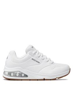 Sneakersy Skechers Uno 2 155543/WHT White ze sklepu eobuwie.pl w kategorii Buty sportowe damskie - zdjęcie 170986999