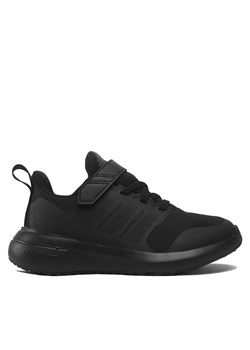 Sneakersy adidas Fortarun 2.0 Cloudfoam Sport Running Elastic Lace Top Strap Shoes HP3118 Czarny ze sklepu eobuwie.pl w kategorii Buty sportowe dziecięce - zdjęcie 170987117