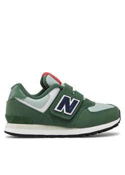 Sneakersy New Balance PV574HGB Zielony ze sklepu eobuwie.pl w kategorii Buty sportowe dziecięce - zdjęcie 170987127
