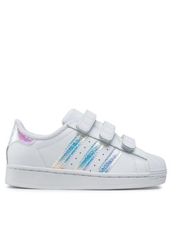 Sneakersy adidas Superstar Cf C FV3655 Biały ze sklepu eobuwie.pl w kategorii Buty sportowe dziecięce - zdjęcie 170987695