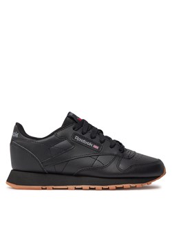 Sneakersy Reebok Classic Leather GZ6093 Czarny ze sklepu eobuwie.pl w kategorii Buty sportowe dziecięce - zdjęcie 170987697