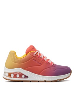 Sneakersy Skechers Uno Color Waves 155628/PKMT Pink/Multi ze sklepu eobuwie.pl w kategorii Buty sportowe damskie - zdjęcie 170988137