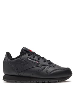 Sneakersy Reebok Classic Leather 50170 Czarny ze sklepu eobuwie.pl w kategorii Buty sportowe dziecięce - zdjęcie 170988195