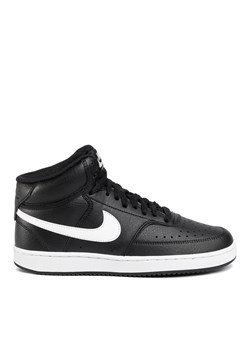 Sneakersy Nike Court Vision Mid CD5436 001 Czarny ze sklepu eobuwie.pl w kategorii Buty sportowe damskie - zdjęcie 170988205