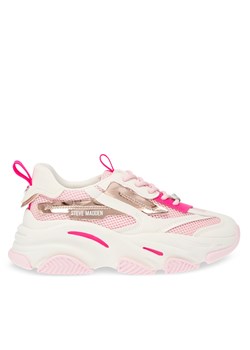 Sneakersy Steve Madden Possession-E Sneaker SM19000033-04005-PKM Pink Multi ze sklepu eobuwie.pl w kategorii Buty sportowe damskie - zdjęcie 170988365