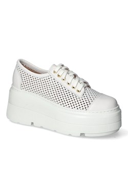 Sneakersy Lewski 3194/U Białe groch ze sklepu Arturo-obuwie w kategorii Buty sportowe damskie - zdjęcie 170988856