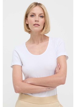 HUGO t-shirt 2-pack damski kolor biały ze sklepu ANSWEAR.com w kategorii Bluzki damskie - zdjęcie 170989259