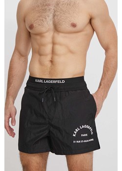 Karl Lagerfeld szorty kąpielowe kolor czarny ze sklepu ANSWEAR.com w kategorii Kąpielówki - zdjęcie 170989318