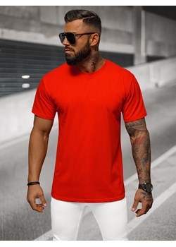 T-shirt męski oversize czerwony OZONEE NB/MT3098 ze sklepu ozonee.pl w kategorii T-shirty męskie - zdjęcie 170990237