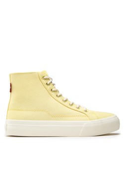 Sneakersy Levi's® 234200-677-73 Żółty ze sklepu eobuwie.pl w kategorii Trampki damskie - zdjęcie 170993067
