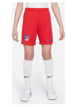 Spodenki piłkarskie dla dużych dzieci Nike Dri-FIT Atlético Madryt Stadium 2023/24 (wersja domowa/wyjazdowa) - Czerwony ze sklepu Nike poland w kategorii Spodenki chłopięce - zdjęcie 170993369