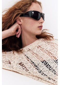 H & M - Okulary przeciwsłoneczne w sportowym stylu - Czarny ze sklepu H&M w kategorii Okulary przeciwsłoneczne damskie - zdjęcie 170993525