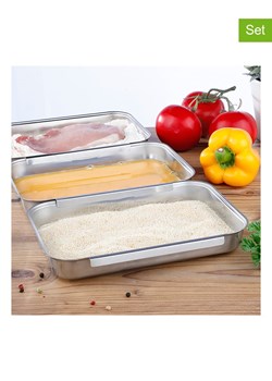 Chefware Miski (3 szt.) do panierowania - 22 x 15 cm ze sklepu Limango Polska w kategorii Akcesoria kuchenne - zdjęcie 170994896