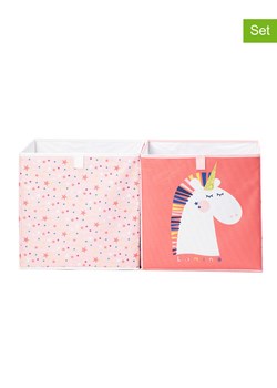 lamino Pudełka (2 szt.) w kolorze jasnoróżowym - 33 x 33 x 33 cm ze sklepu Limango Polska w kategorii Pojemniki kuchenne - zdjęcie 170994955