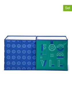 lamino Pudełka (2 szt.) w kolorze niebiesko-zielonym - 33 x 33 x 33 cm ze sklepu Limango Polska w kategorii Pojemniki kuchenne - zdjęcie 170994995