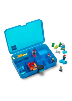 LEGO Walizka w kolorze niebieskim z przegrodami - 27 x 6,5 x 18 cm ze sklepu Limango Polska w kategorii Przechowywanie - zdjęcie 170995189