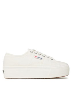 Superga Sneakersy 2790 Platform Biały ze sklepu MODIVO w kategorii Trampki damskie - zdjęcie 170996506