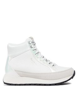 Pepe Jeans Sneakersy PLS31533 Biały ze sklepu MODIVO w kategorii Śniegowce damskie - zdjęcie 170996945