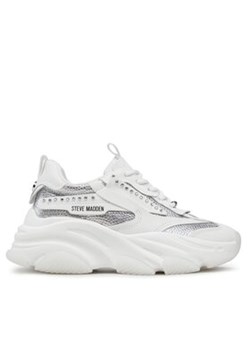 Steve Madden Sneakersy Possesionr SM11002270-002 Biały ze sklepu MODIVO w kategorii Buty sportowe damskie - zdjęcie 170997218
