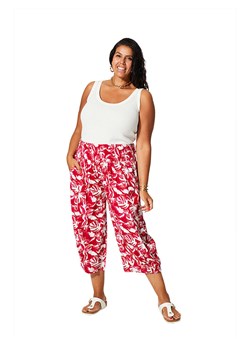 Aller Simplement Spodnie w kolorze czerwono-białym ze sklepu Limango Polska w kategorii Spodnie damskie - zdjęcie 170998719