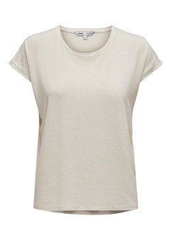 ONLY Koszulka w kolorze beżowym ze sklepu Limango Polska w kategorii Bluzki damskie - zdjęcie 170998736