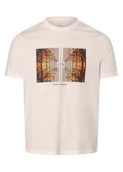 Armani Exchange Koszulka męska Mężczyźni Bawełna écru nadruk ze sklepu vangraaf w kategorii T-shirty męskie - zdjęcie 170999286