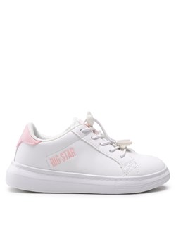 Sneakersy Big Star Shoes JJ374068 White/Pink ze sklepu eobuwie.pl w kategorii Trampki dziecięce - zdjęcie 170999426
