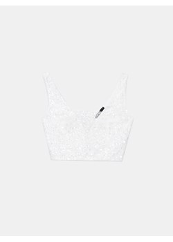 Mohito - Top z ozdobnymi elementami - biały ze sklepu Mohito w kategorii Bluzki damskie - zdjęcie 171000315