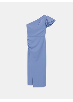 Mohito - Sukienka midi na jedno ramię - błękitny ze sklepu Mohito w kategorii Sukienki - zdjęcie 171000336