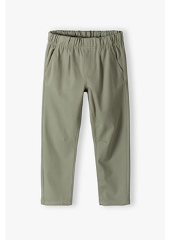 Zielone tkaninowe spodnie regular dla chłopca - Max&Mia ze sklepu 5.10.15 w kategorii Spodnie chłopięce - zdjęcie 171001276