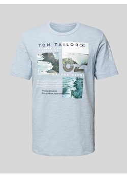T-shirt z nadrukiem z motywem z logo ze sklepu Peek&Cloppenburg  w kategorii T-shirty męskie - zdjęcie 171001696