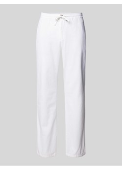 Spodnie o kroju regular fit z tunelem ze sklepu Peek&Cloppenburg  w kategorii Spodnie męskie - zdjęcie 171001837