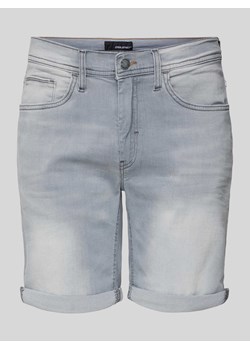 Szorty jeansowe o kroju regular fit z 5 kieszeniami ze sklepu Peek&Cloppenburg  w kategorii Spodenki męskie - zdjęcie 171001887