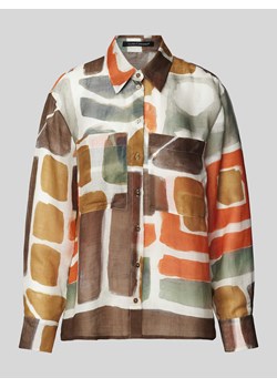 Bluzka z kieszeniami na piersi ze sklepu Peek&Cloppenburg  w kategorii Koszule damskie - zdjęcie 171002008